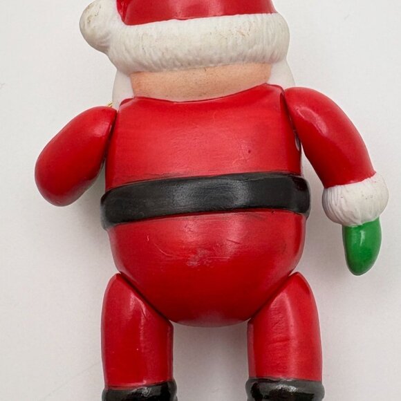 Vintage Avon Santa Claus Christmas Tree Ornament Jolly Festive Jointed Arms Legs - Picture 2 of 7
